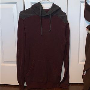 Maroon sweater, very comfortable